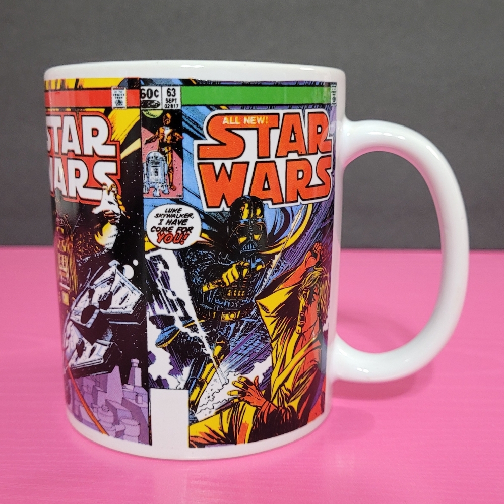 Star Wars Comic Strip Beware Of The Power Of The Dark Side Mug